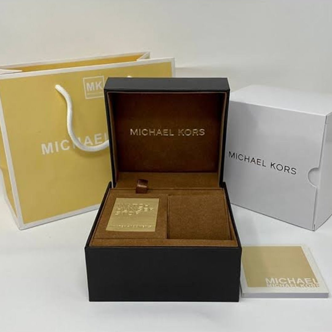 Michael Kors Mk Pink Rosrgold Dial Diamond Ladies Watch - Image 5